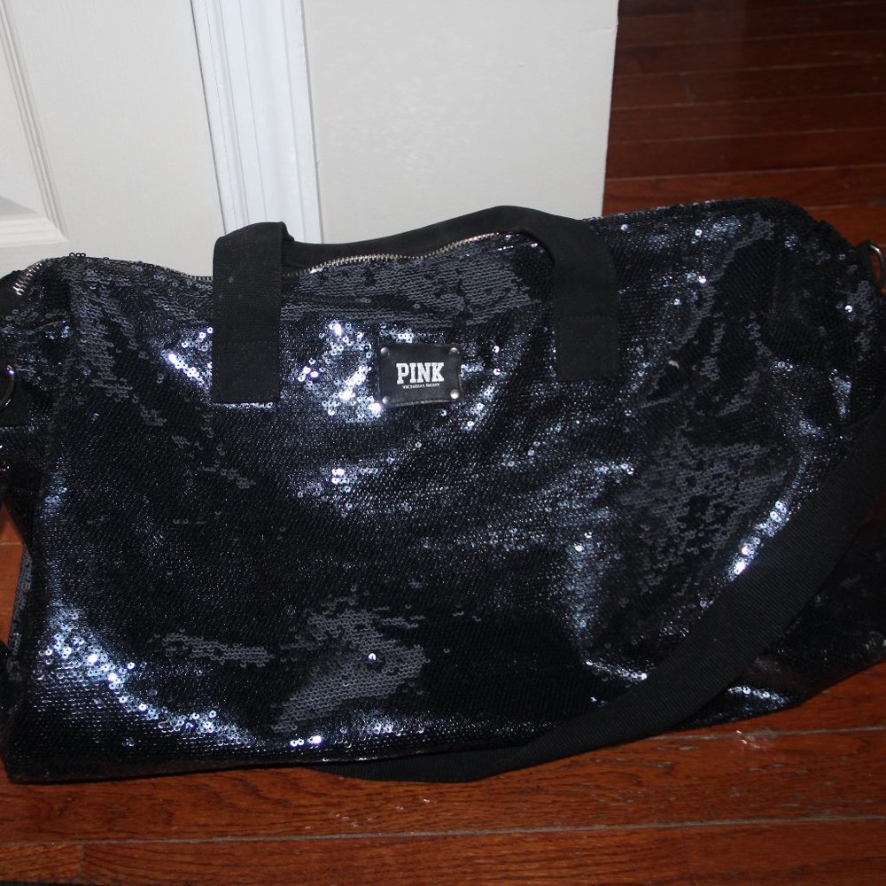 Victoria's Secret PINK Sparkly Duffel Bag
